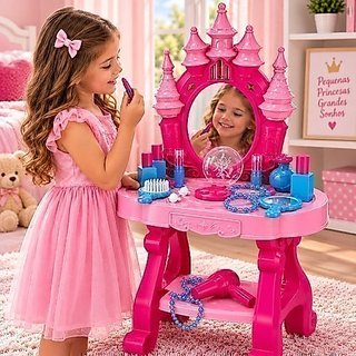 Camarim Infantil Completo Som Luz 20 Pecas Rosa Divertido Decorativo