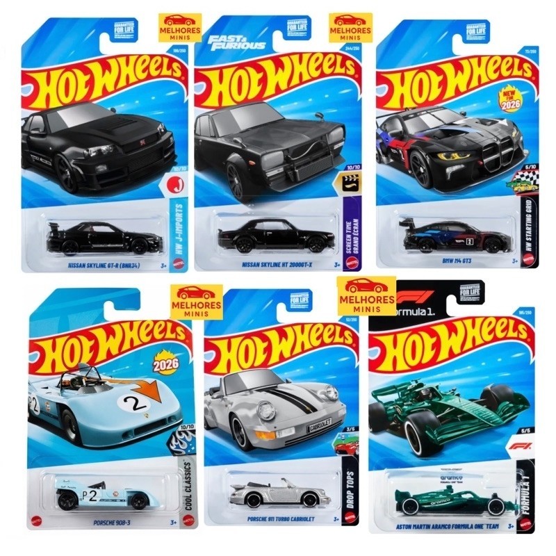 🔥 Hot Wheels 2026 | Lote Q P N M L K J H G F E D C B e A | Lançamentos Mais Aguardados | Originais Mattel
