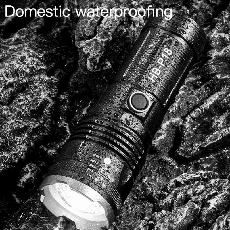 NG-P18 Lanterna Tática Laser Branco Alta Potência 8000mAh Zoom Telescópico 5000M Ultra-Longo Alcance 15021
