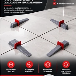 200 Espaçador Para Piso Porcelanato Slim somente espaçador