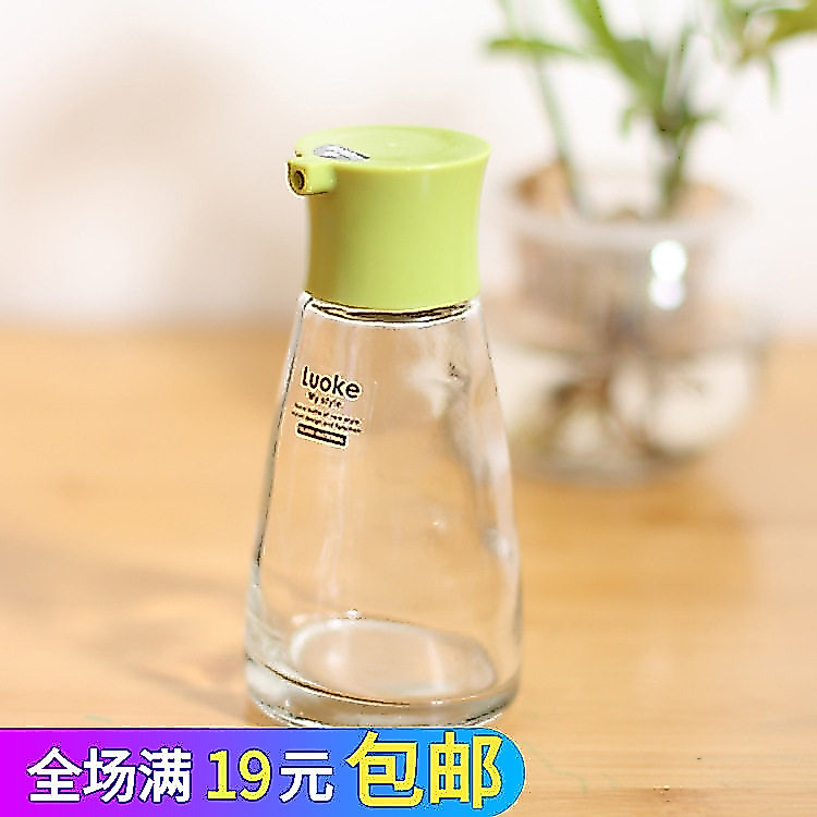 Jarro de óleo de vidro H170ML, garrafa de óleo de vidro sem chumbo, jarro de vinagre de cozinha, estilo japonês, garrafa