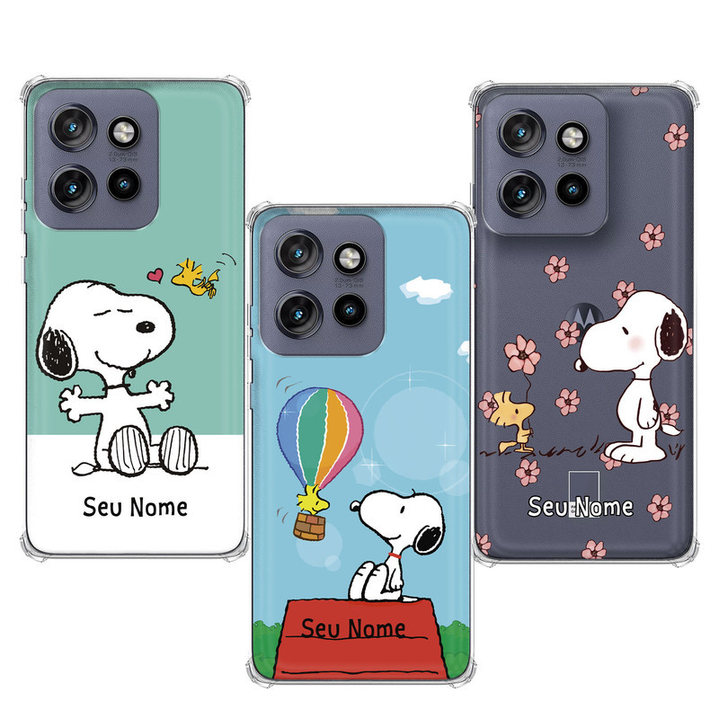 Capinha compatível com Motorola Moto Edge 50 NEO - Snoopy