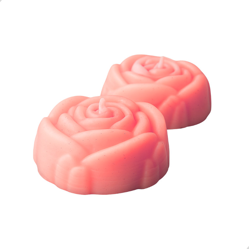 Molde Silicone Forma Rosa Vela Sabonete Resina Decora M159