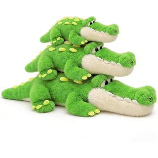 Alligator Stuffed Animal Plush Toy, Lying Flat Crocodile Hugging Pillow, Soft Long Plush for Kids & Adults, Cute Green A