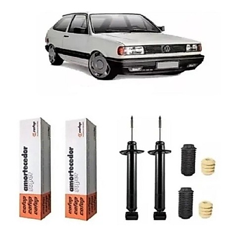 Par Amortecedor Traseiro Gol Quadrado Com Kit Cofap B47857