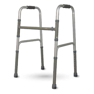 Andador em Alumínio Dobrável Fixo modelo D10 Pop para 130 kg - Dellamed