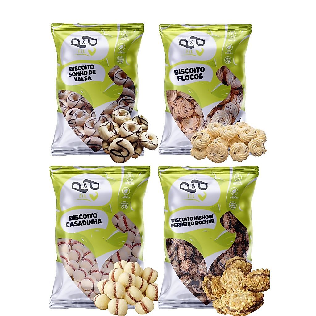 Biscoito Amenteigado Caseiro de Minas Vários Sabores - P&P