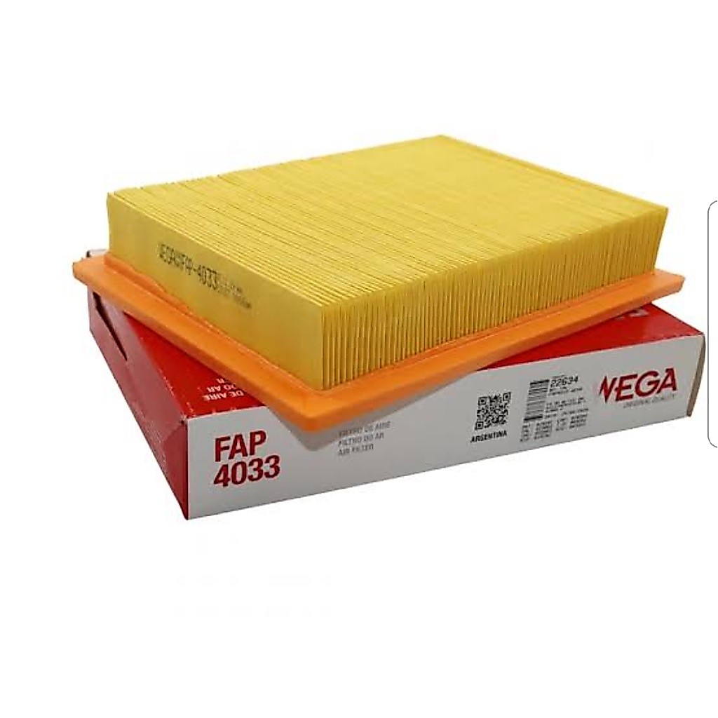 Filtro de AR Wega FAP4033 UNO, FIORINO, PREMIO, ELZA, PANORAMA, BMW X3