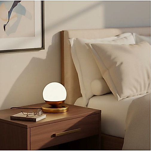 Luminária Abajur de mesa Dama alumínio Com Interruptor com Globo Vidros fosco 10cm de sala casa quarto cabeceira cama