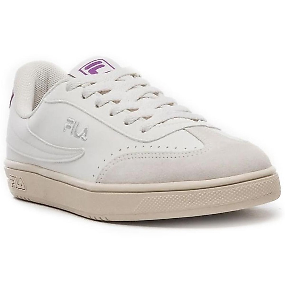 Tênis Fila Court 80 Feminino - Branco e Roxo
