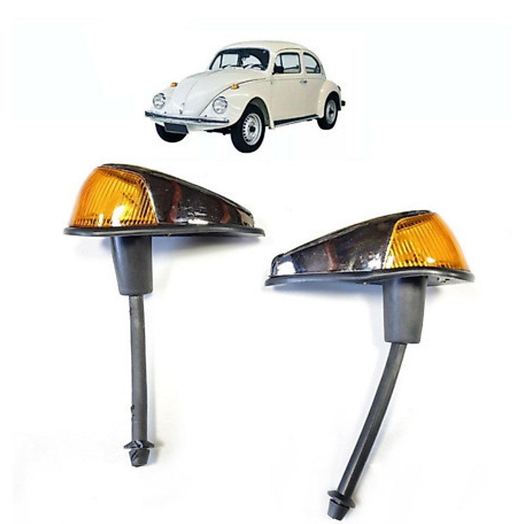 Lanterna Pisca Fusca Dianteira 70 A 96 Âmbar/ Cristal Vw