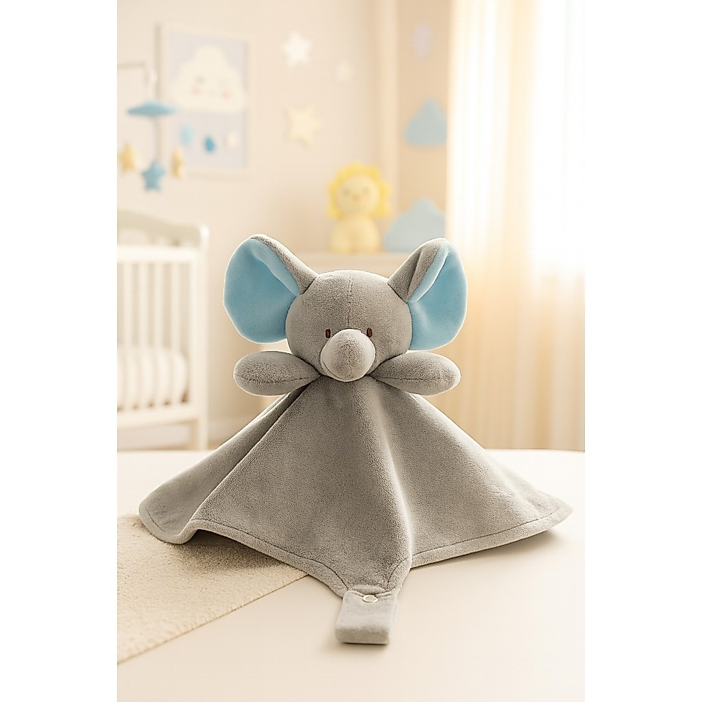 Naninha Para Bebe Com Prendedor De Chupeta Pelúcia