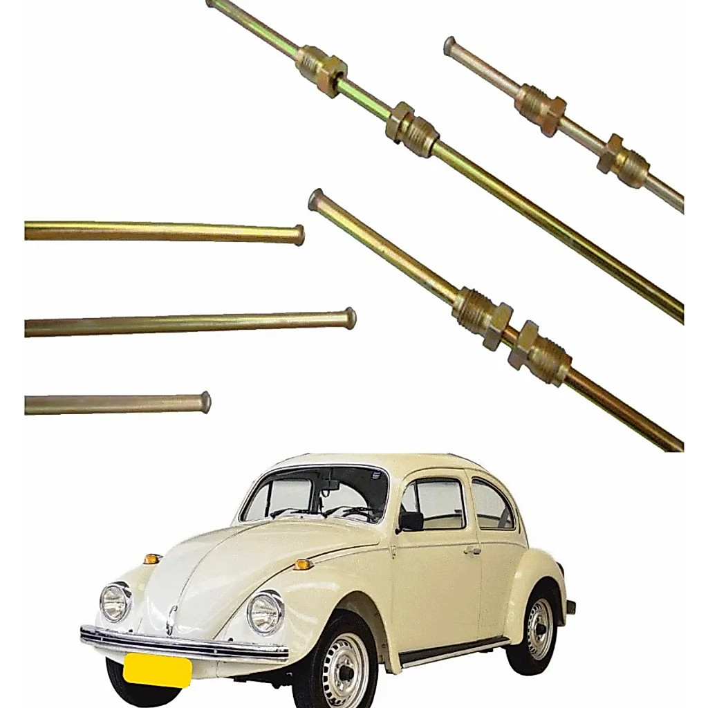 Kit Cano Freio Roda Dianteira + Traseira Fusca Freio A Disco