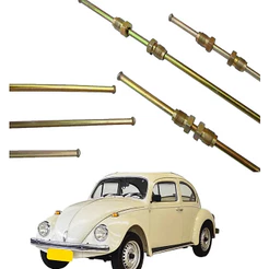 Kit Cano Freio Roda Dianteira + Traseira Fusca Freio A Disco