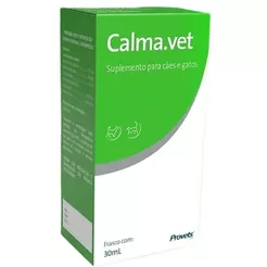 Calma.vet 30ml Calmante Natural Para Cães E Gatos Provets