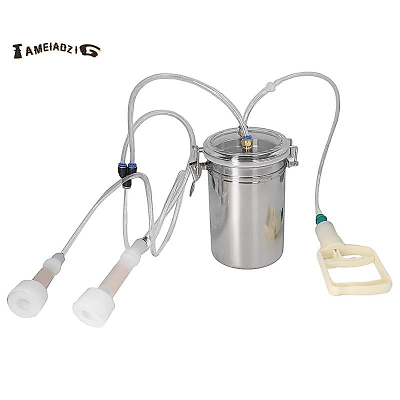 🔥Máquina De Ordenha Manual 2000ml , Economia De Esforço , De Vaca , Bomba De Vácuo Portátil Para Planta De Leite