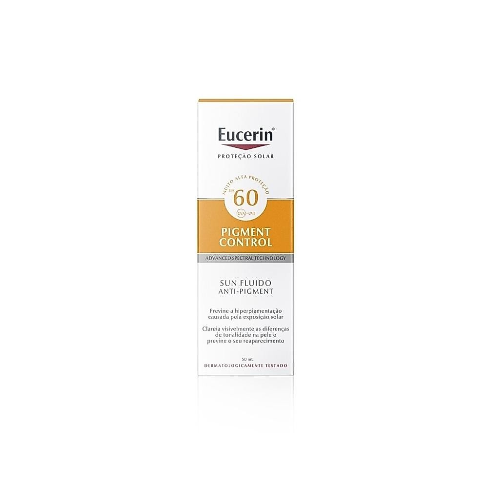 Protetor Solar Eucerin Sun Fluido Pigment Control FPS60 50ml