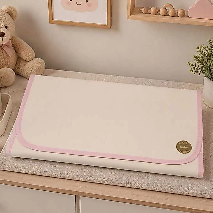 Trocador De Fraldas Portátil para Bebê 65cm x 38cm Impermeável Maria Vitória Baby