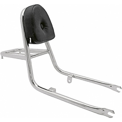 Bagageiro Cromado Com Encosto Suzuki Intruder 125 2008 a 2016 - Chapam