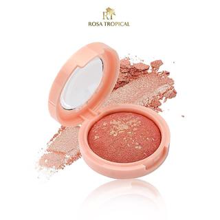 Blush Iluminador Rosa Tropical Baked Efeito Natural Longa Duração