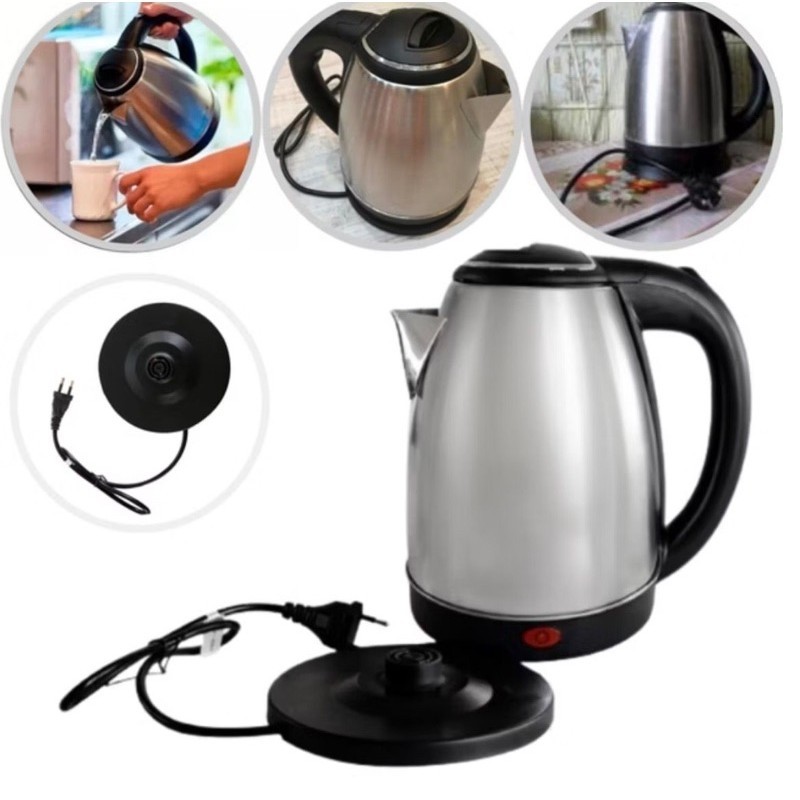 Chaleira Elétrica Inox 2.0L com Desligamento Automático – Aço Inoxidável 127v
