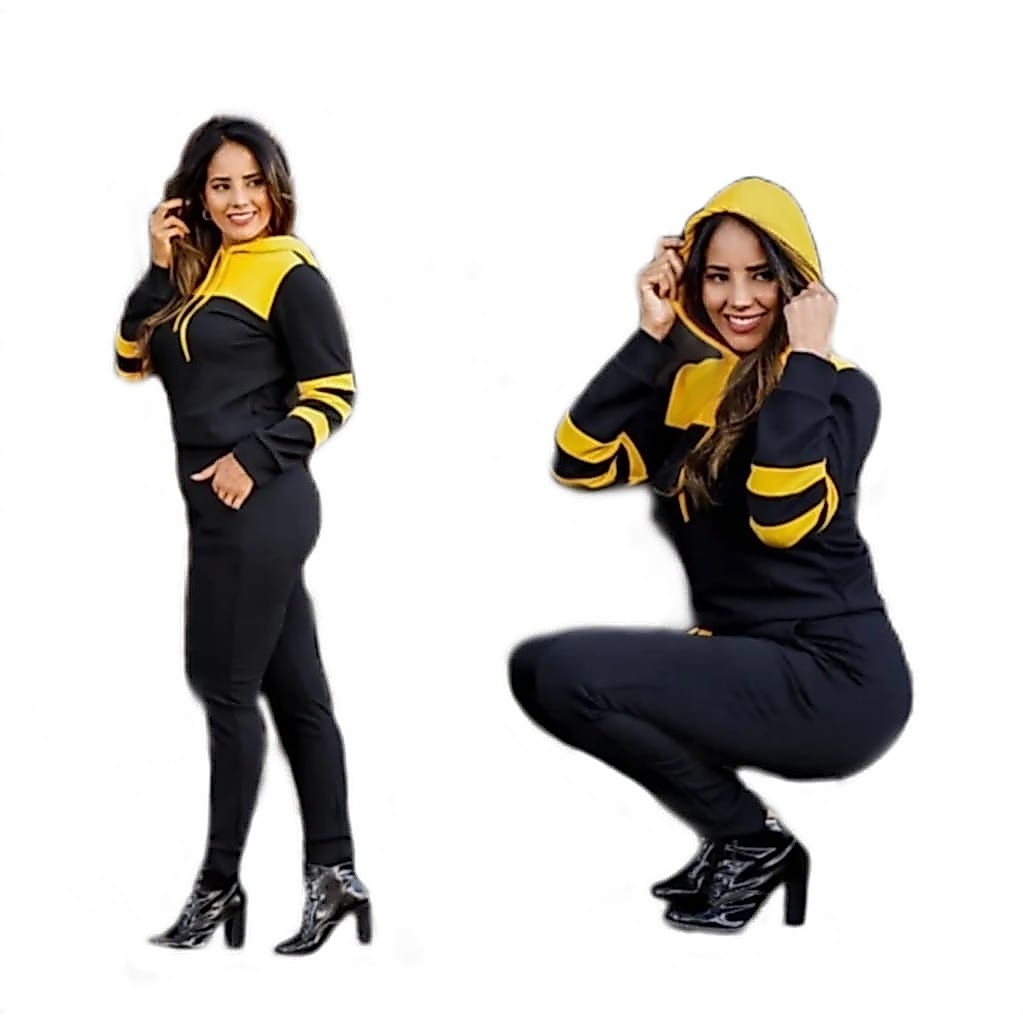 Conjunto Feminino Malha Crepe Blusa E Calça Modelo Inverno Top