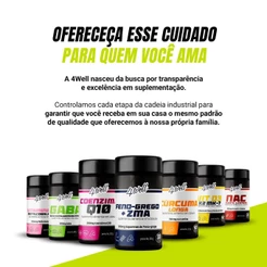 Picolinato de Cromo 4Well 250mcg 60 Cápsulas 60 Doses Mineral Puro Sem Glúten Sem Lactose