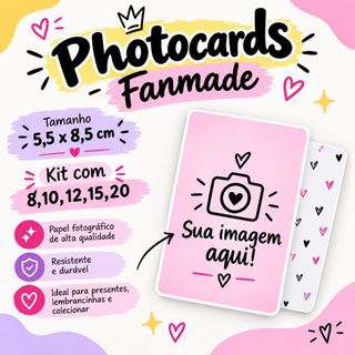 Photocard Fanmed Kpop Personalizado Meu idol/BTS/