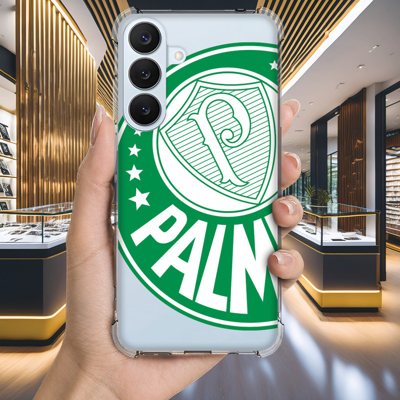 Capa Capinha GALAXY A32 A31 A30 A25 A04E A04 A03 CORE A02 A01 Anti-impacto Personalizada esporte PALMEIRAS (0200)