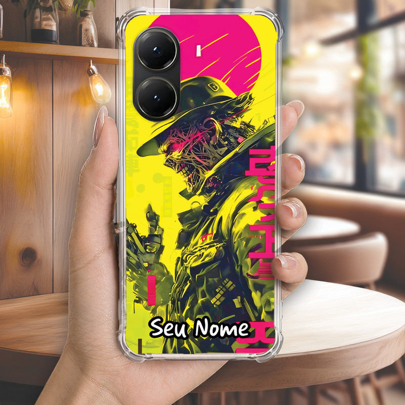 Capa Capinha REDMI NOTE 12 PRO 11 11T 10 MAX 10S 10T Anti-impacto Personalizada rock IRON MAIDEN nome (3562)