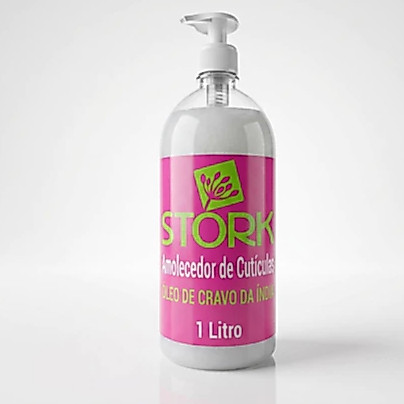 Amolecedor de Cutículas Stork Cravo 1L | Preparador De Unhas Manicure Pedicure  Salão De Beleza