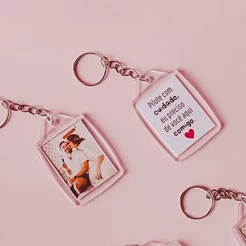 Chaveiro Pilote Com Cuidado Personalizado Casal