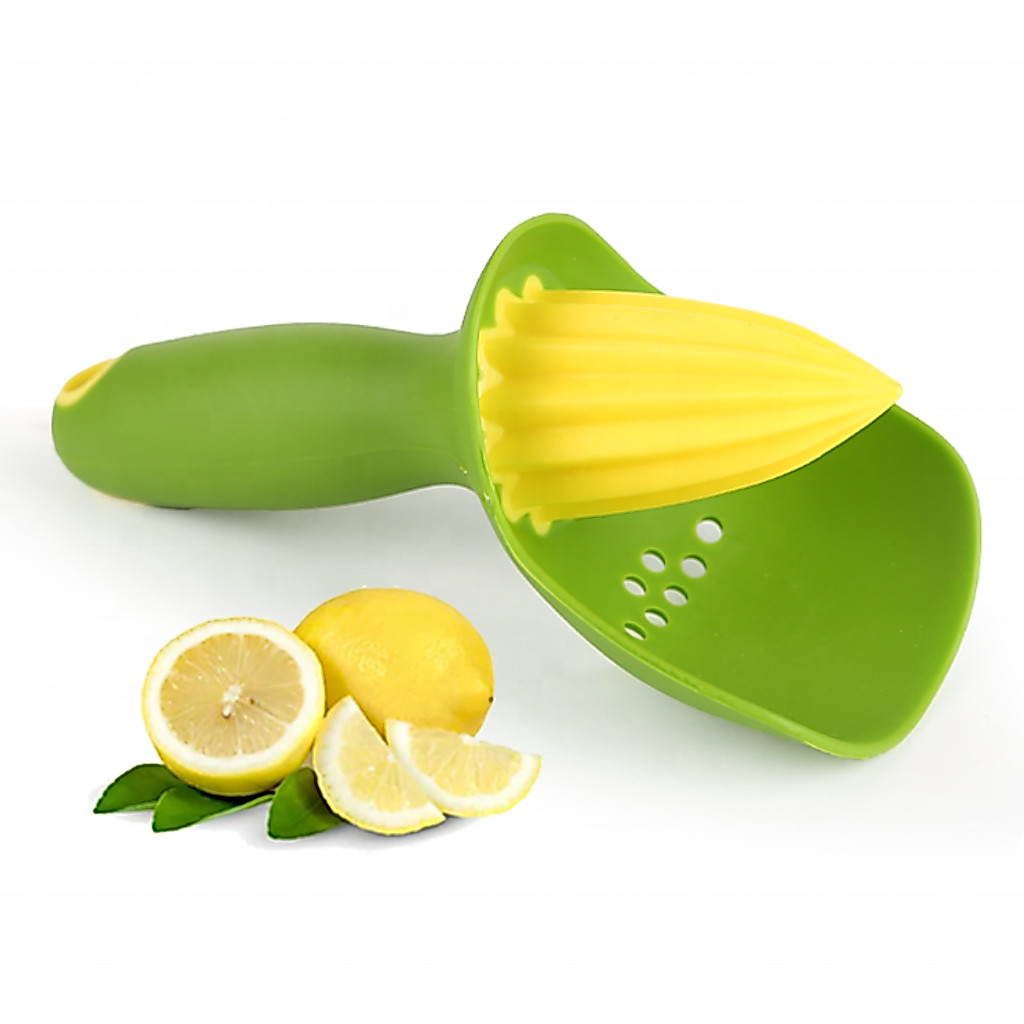 Espremedor Manual de Limão e Laranja, Silicone, com Recipiente Coletor de Sementes, para Cozinha