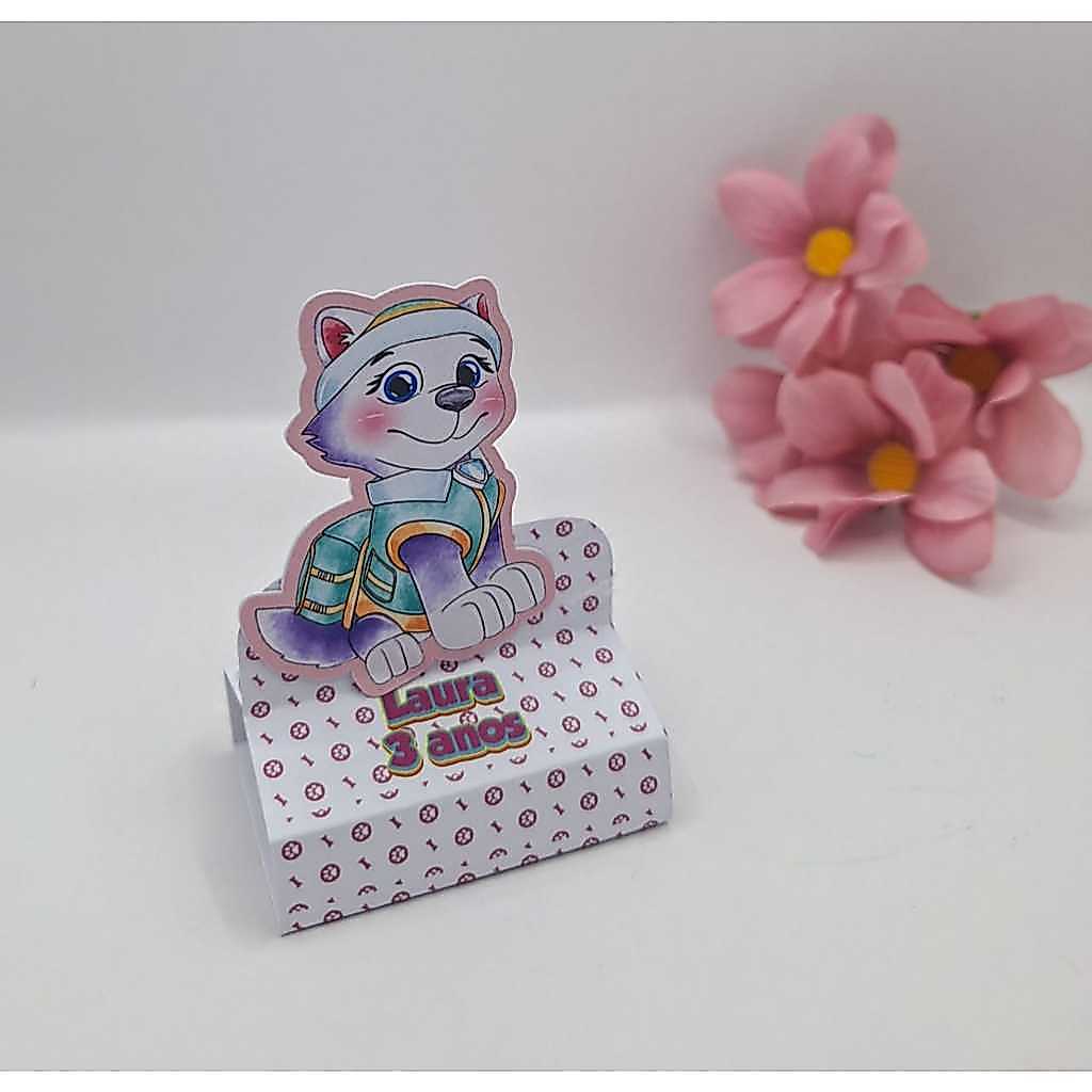 Porta bis duplo Patrulha canina - Lembrancinhas - Personalizados-  Porta bis duplo - Caixinhas - Festa Patrulha Canina