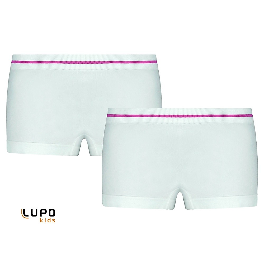 Kit Com 2 Calcinhas Modelagem Boxer Sem Costura Em Microfibra Infantil Juvenil Lobinha Lupo