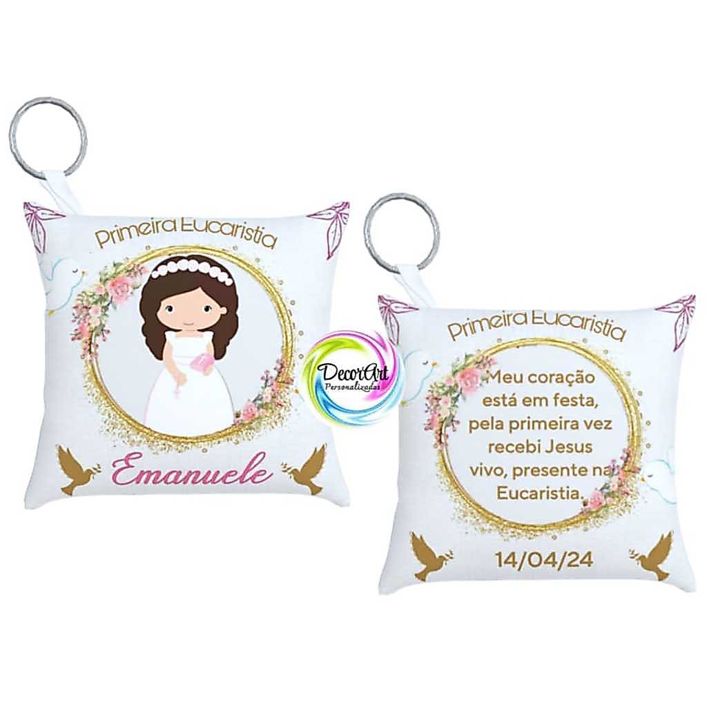 12 Almochaveiros Primeira Eucaristia Primeira Comunhao Lembrancinhas Personalizadas