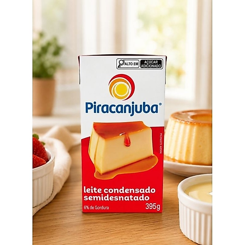 Leite Condensado Piracanjuba 395g Kit 3 5 10 Unidades Original Cremoso Econômico Envio Rápido Promoção integral atacados