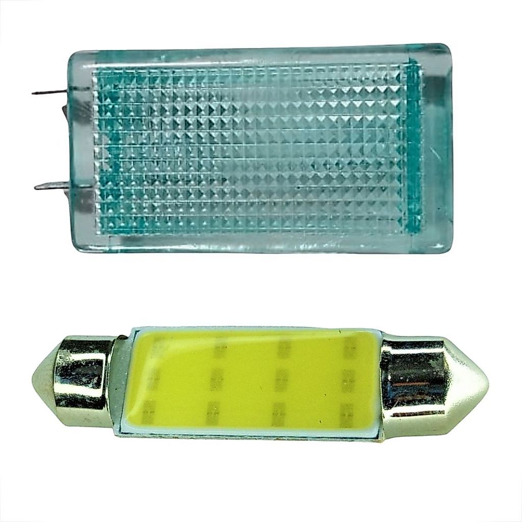 PLAFONIER TETO E PORTA MALAS UNIVERSAL COM LÂMPADA DE LED TORPEDO 5W 12V