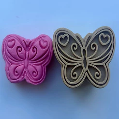 Ejetor Borboleta 3D Para Doces Pasta Americana Biscuit