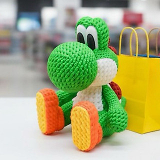 Boneco yoshi verde decorativo fofo (impressão 3D)