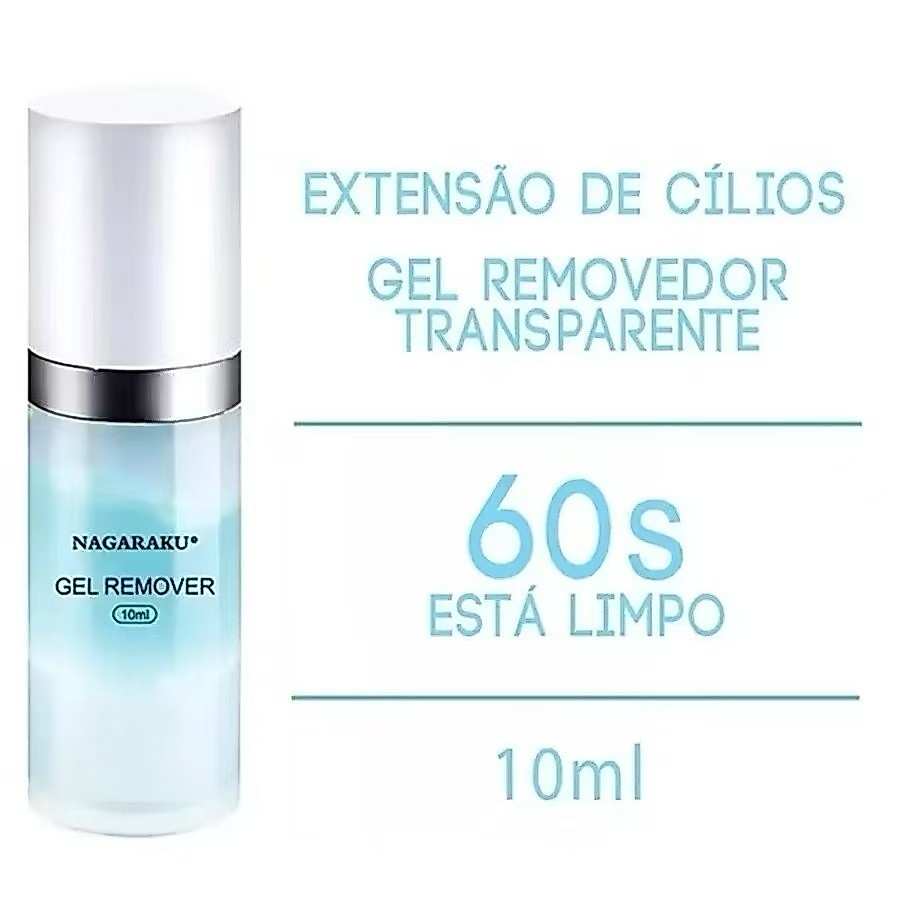 Removedor Em Gel Nagaraku para  Extensão De Cílios-beleza- 10ml