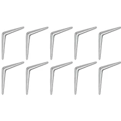 Kit Suporte De Prateleira - Cantoneira - 25 X 30 Cm 47,0004 (Com 10 Unidades) - Nord