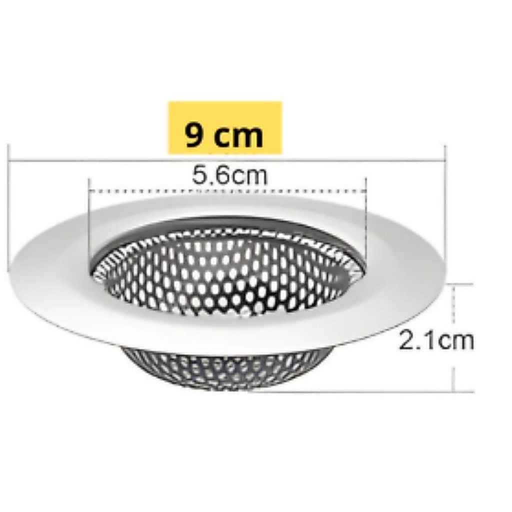 Ralo Ralinho Pia INOX 2 Peças 9 cm para Cozinha Bares Restaurantes Alta Qualidade — imagem 2 de 2