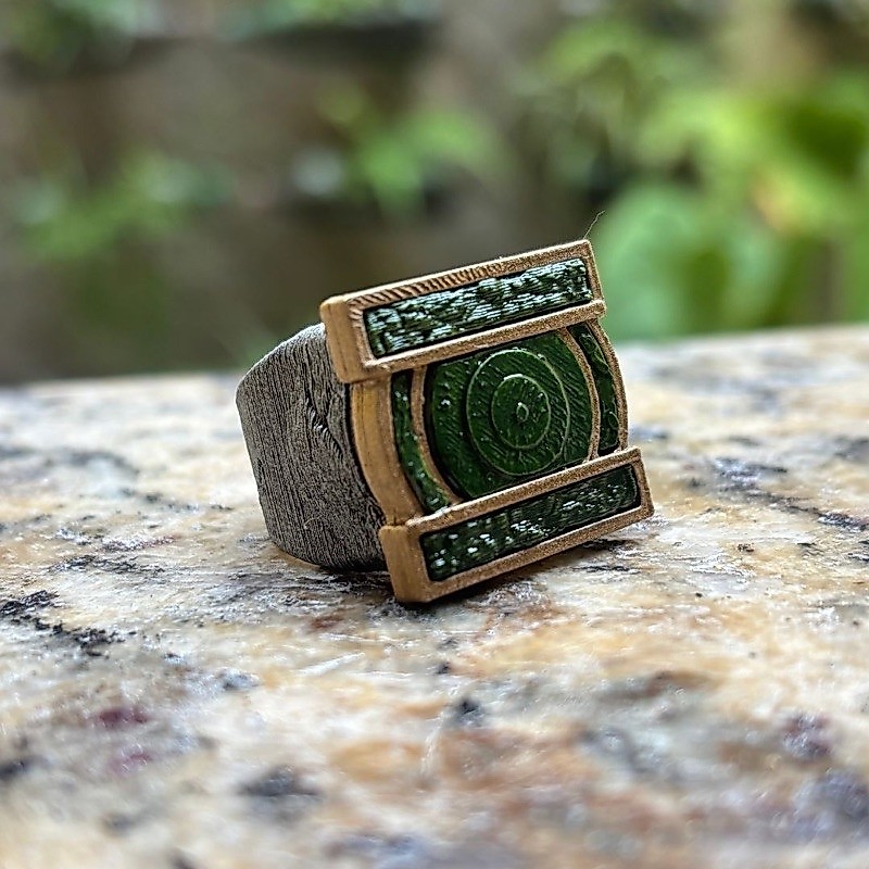 Anel Estilo Lanterna Verde Hal e John Decoração Liga da Justiça Cosplay Green Lantern