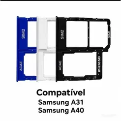 Gaveta Para Chip Samsung A31 Todas as Cores