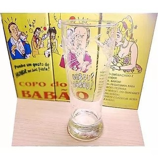 Copo Babao Chopp 200 ml furado Pegadinha Brincadeira Onça