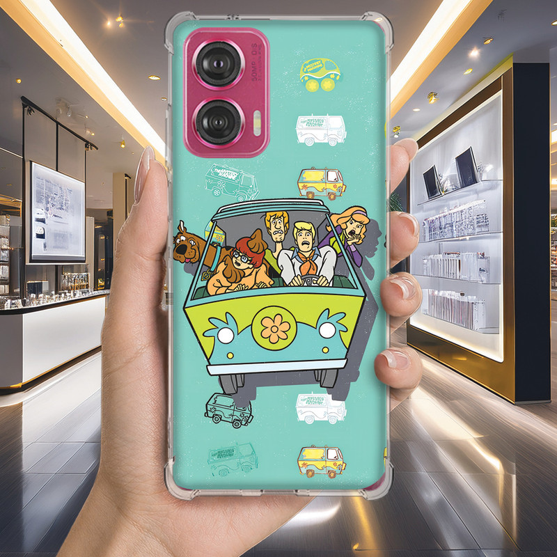 Capa Capinha MOTO ONE VISION FUSION PLUS MACRO Anti-impacto Personalizada desenho SCOOBY doo (3390)