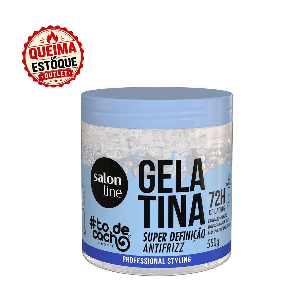 Gelatina #todecacho Super Definição Antifrizz 550g
