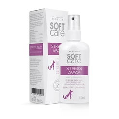 Soft Care Stress Away 100mL - Spray Relaxante P/ Cães e Gatos