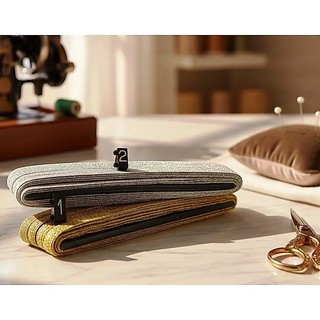 30 metros Elástico CHATO metalizado lurex 7 mm Larg - Dourado,  Prata OU DIVIDIR  TEM OPÇÕES  DIVERSAS SÓ SELECIONAR